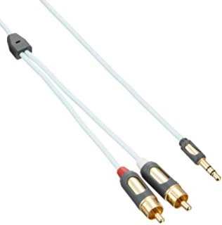 Tontechnik SUPRA MP-CABLE MINI PLUG-2RCA 1m