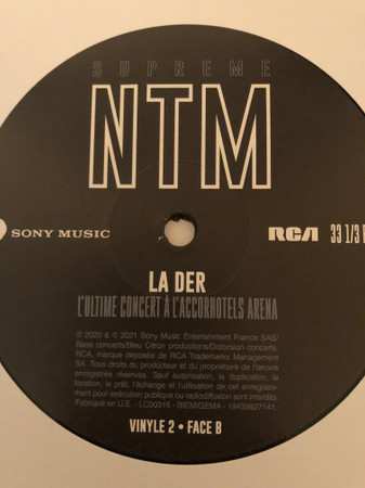 2LP Suprême NTM: La Der - L'ultime Concert À L'Accorhotels Arena 