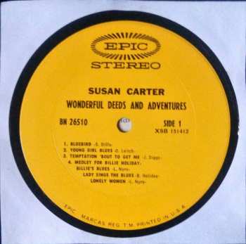 LP Susan Carter: Wonderful Deeds And Adventures