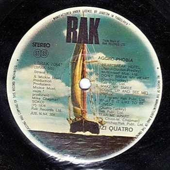 LP Suzi Quatro: Aggro-Phobia