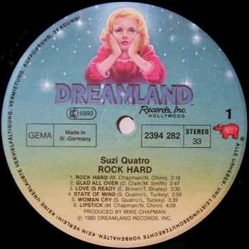 LP Suzi Quatro: Rock Hard