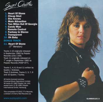 3CD Suzi Quatro: The Albums 1980-86