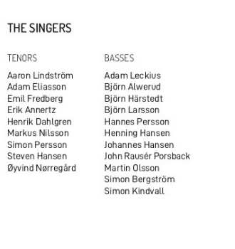 CD Svanholm Singers: Exclusive