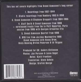 5CD/DVD Svend Asmussen: The Incomparable Fiddler Svend Asmussen - 100 Years