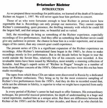 2CD Sergei Prokofiev: Sviatoslav Richter In The 1950s