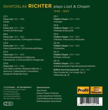 12CD/Box Set Frédéric Chopin: Sviatoslav Richter Plays Liszt & Chopin