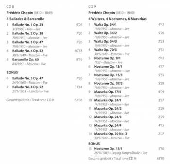 12CD/Box Set Frédéric Chopin: Sviatoslav Richter Plays Liszt & Chopin