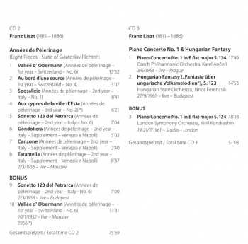 12CD/Box Set Frédéric Chopin: Sviatoslav Richter Plays Liszt & Chopin