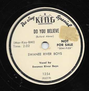 CD The Swanee River Boys: Believe