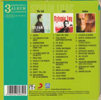 3CD/Box Set Sylvain Luc: 3 Original Album Classics