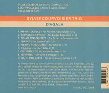 CD Sylvie Courvoisier Trio: D'Agala