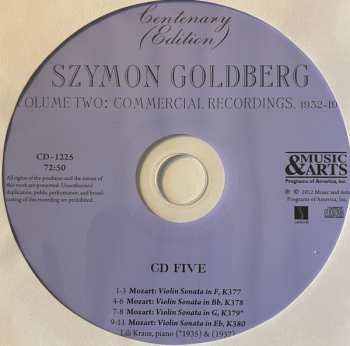 8CD/Box Set Szymon Goldberg: Centenary Edition Volume Two. Commercial Recordings 1932-1951