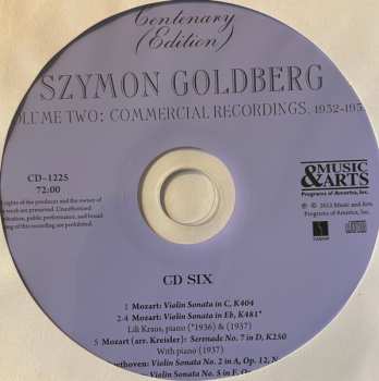 8CD/Box Set Szymon Goldberg: Centenary Edition Volume Two. Commercial Recordings 1932-1951