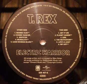 LP T. Rex: Electric Warrior