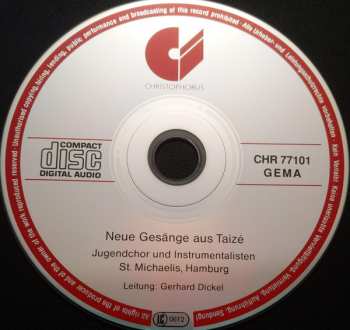 CD Taizé: Neue Gesänge Aus Taizé = Chants De Taize = Songs From Taize