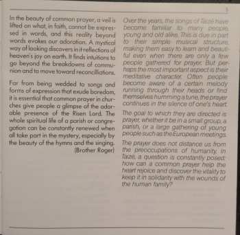 CD Taizé: Neue Gesänge Aus Taizé = Chants De Taize = Songs From Taize