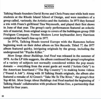 CD/DVD Talking Heads: More Songs About Buildings And Food