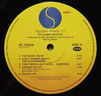 4LP/4SP/Box Set Talking Heads: Talking Heads: 77 LTD | DLX