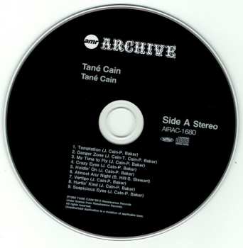 CD Tané Cain: Tané Cain LTD