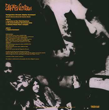 2LP Tangerine Dream: Alpha Centauri PIC