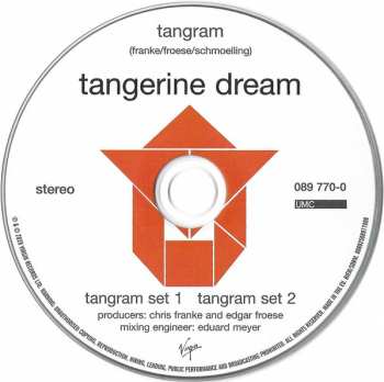 CD Tangerine Dream: Tangram