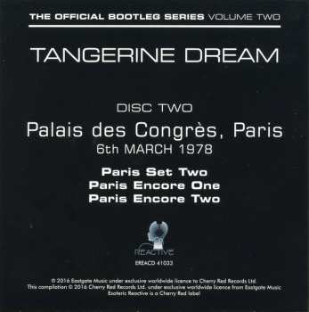 4CD/Box Set Tangerine Dream: The Official Bootleg Series Volume Two