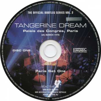 4CD/Box Set Tangerine Dream: The Official Bootleg Series Volume Two