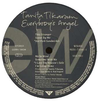 LP Tanita Tikaram: Everybody's Angel