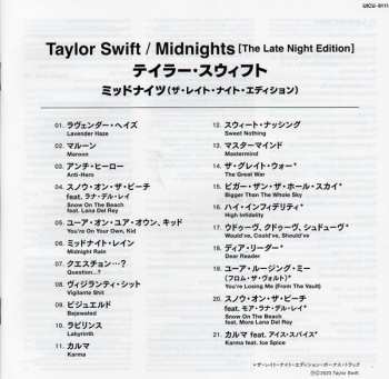 CD Taylor Swift: Midnights LTD
