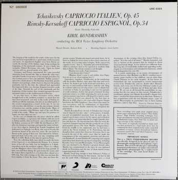 LP Pyotr Ilyich Tchaikovsky: Capriccio Italien · Capriccio Espagnol LTD | NUM