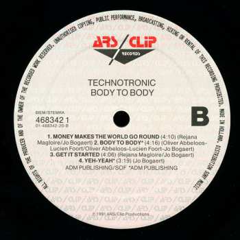 LP Technotronic: Body To Body