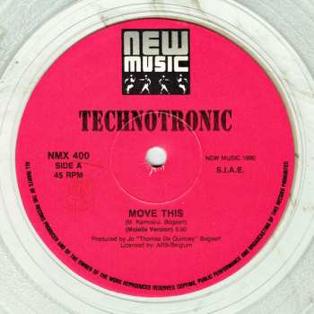 LP Technotronic: Move This (Molella Version) / Rockin' Over The Beat (Piccadilly Mix) CLR | LTD