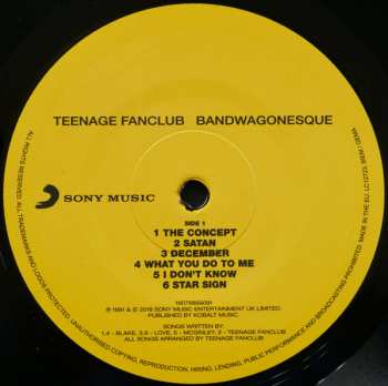 LP Teenage Fanclub: Bandwagonesque