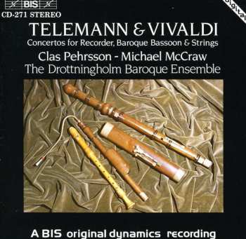 Album Telemann / Vivaldi / Pehrsson / Mccraw: Double Concerto For Recorder, Bassoon & Orchestra
