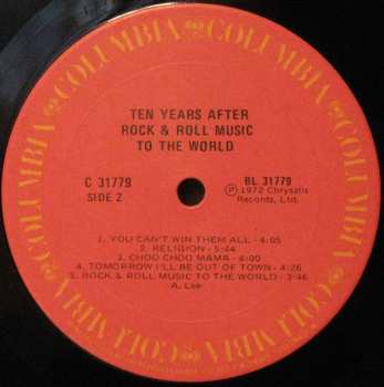 LP Ten Years After: Rock & Roll Music To The World