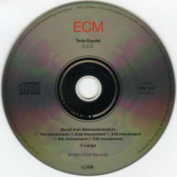 CD Terje Rypdal: Q.E.D.
