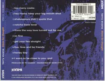 CD Terry Evans: Blues For Thought