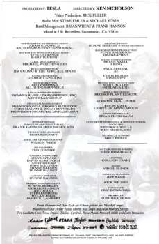 DVD Tesla: Comin' Atcha Live! 2008