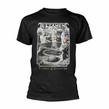 Merch Testament: T-Shirt Titans Of Creation (grey) Europe 2020 Tour