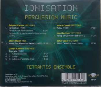 CD Tetraktis Percussioni: Ionisation