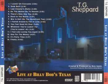 CD T.G. Sheppard: Live At Billy Bob's Texas