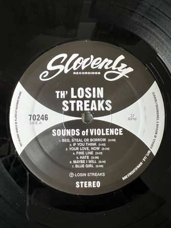 LP Th' Losin Streaks: Sounds Of Violence