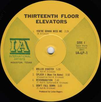 LP 13th Floor Elevators: The Psychedelic Sounds Of The 13th Floor Elevators