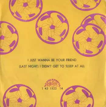 The Fifth Dimension: I Just Wanna Be Your Friend / (Last Night) I Didn't Get To Sleep At All