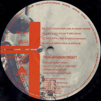 LP The Alan Parsons Project: Ammonia Avenue