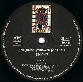 4LP/Box Set The Alan Parsons Project: I Robot / Pyramid / Eve / The Turn Of A Friendly Card