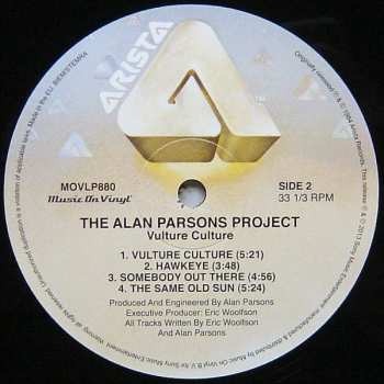LP The Alan Parsons Project: Vulture Culture