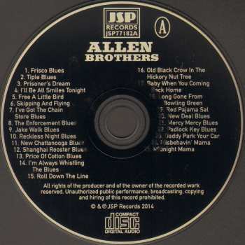 4CD/Box Set The Allen Brothers: The Allen Brothers With Other Country Brother Acts