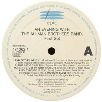 LP The Allman Brothers Band: An Evening With The Allman Brothers Band - First Set