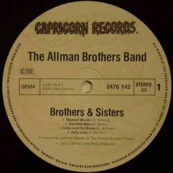 LP The Allman Brothers Band: Brothers And Sisters